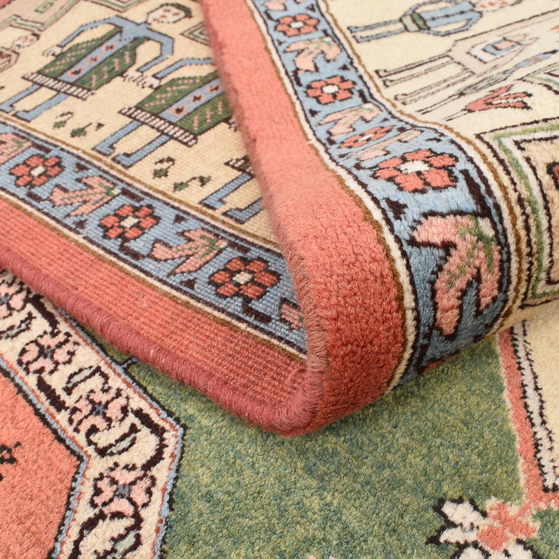 Perserteppich - Nomadic quadratisch  - 208 x 198 cm - grün