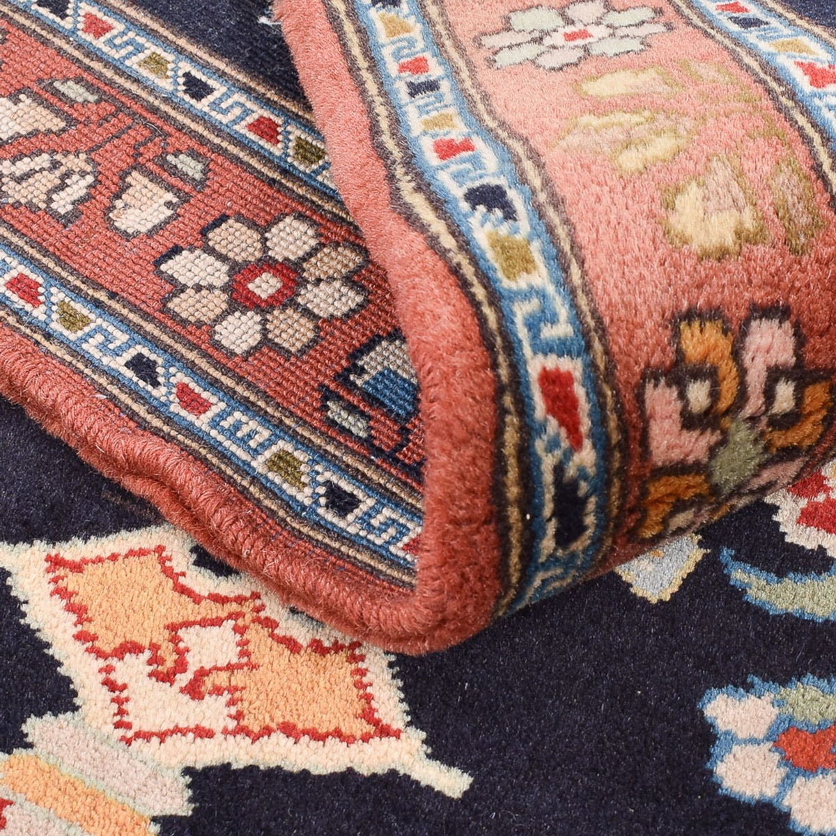 Perserteppich - Nomadic - 173 x 114 cm - dunkelblau