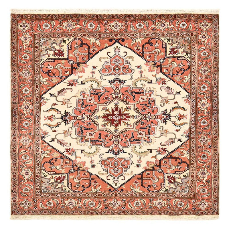 Perserteppich - Täbriz - Royal quadratisch  - 205 x 200 cm - creme