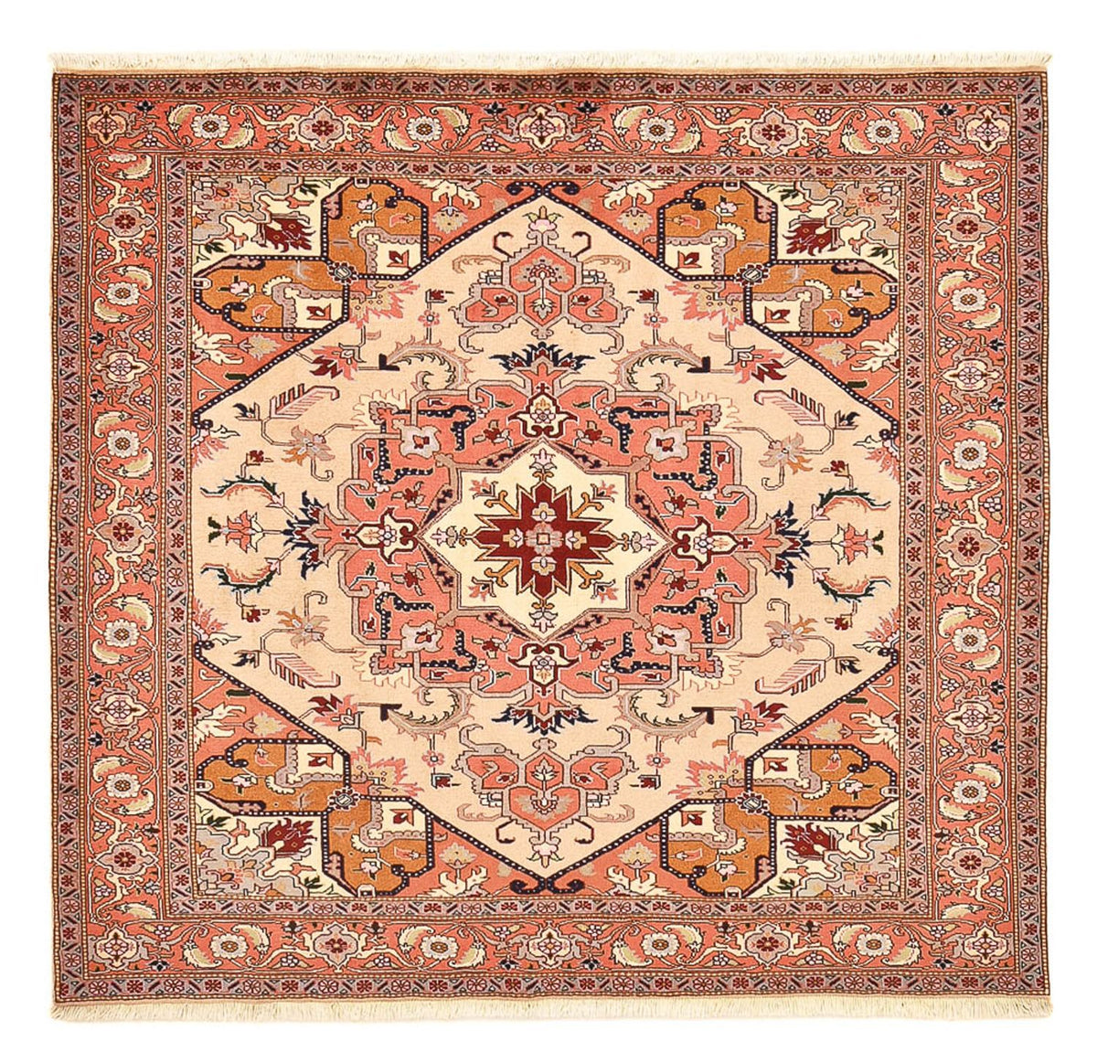 Perserteppich - Nomadic quadratisch - 200 x 197 cm - hellbeige