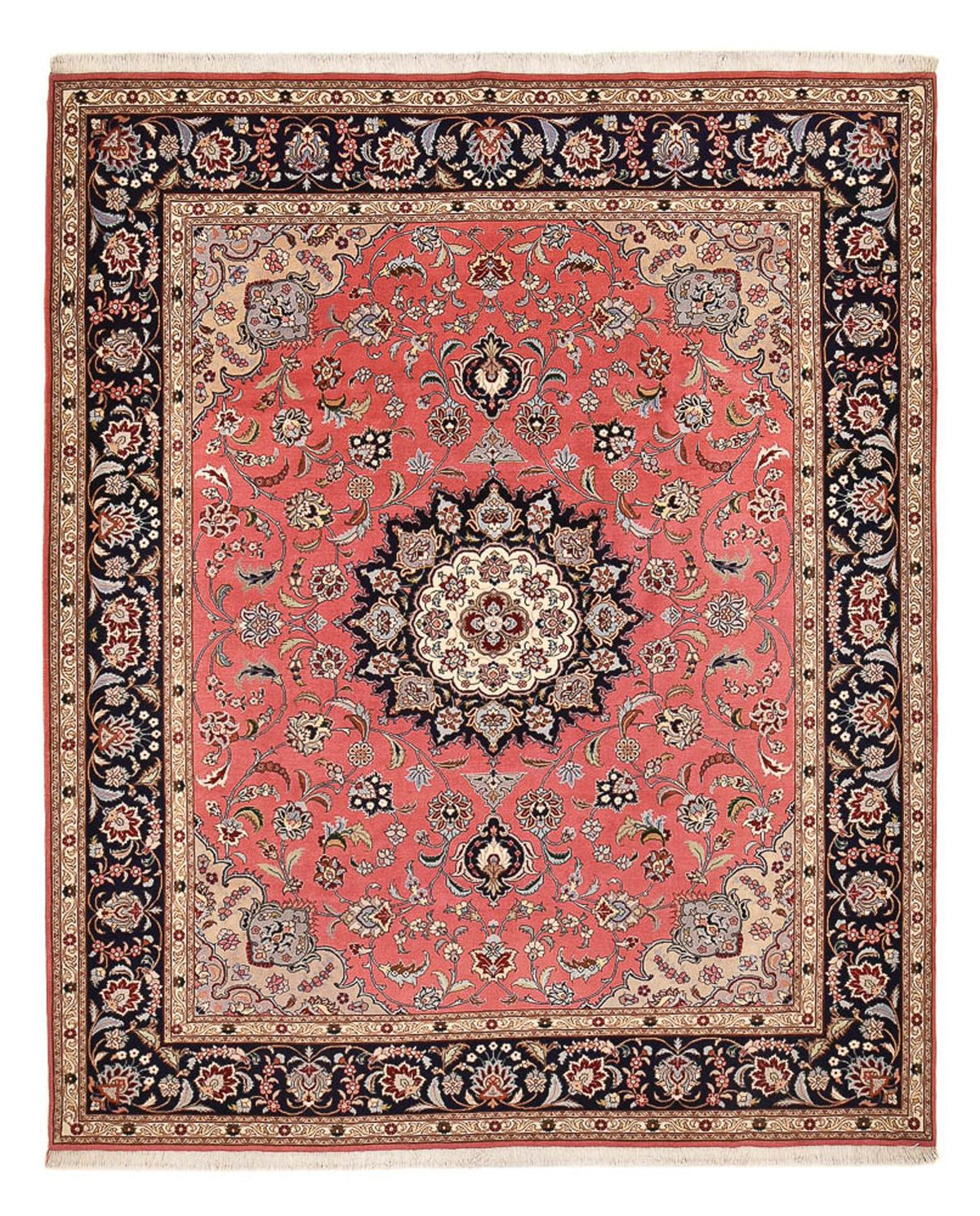 Perserteppich - Täbriz - Royal - 307 x 247 cm - hellrot