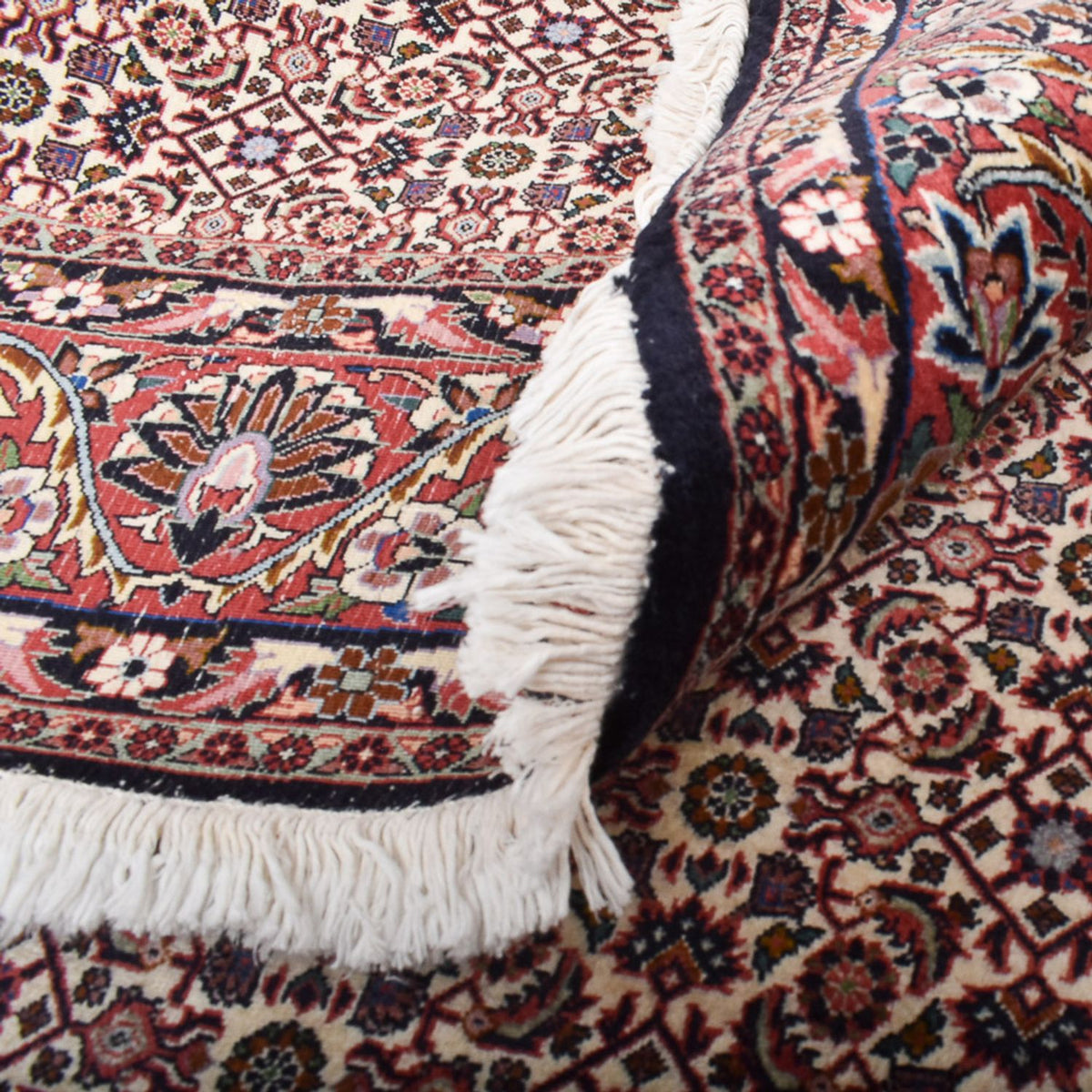 Perserteppich - Bidjar rund  - 250 x 250 cm - hellgrau