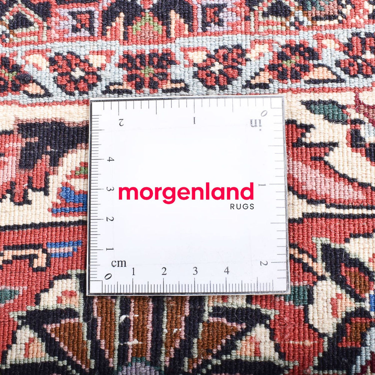 Perserteppich - Bidjar rund  - 255 x 255 cm - rost