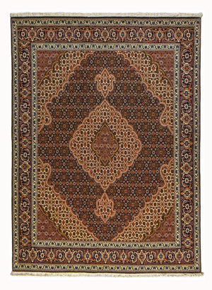 Perserteppich - Täbriz - Royal - 202 x 152 cm - braun