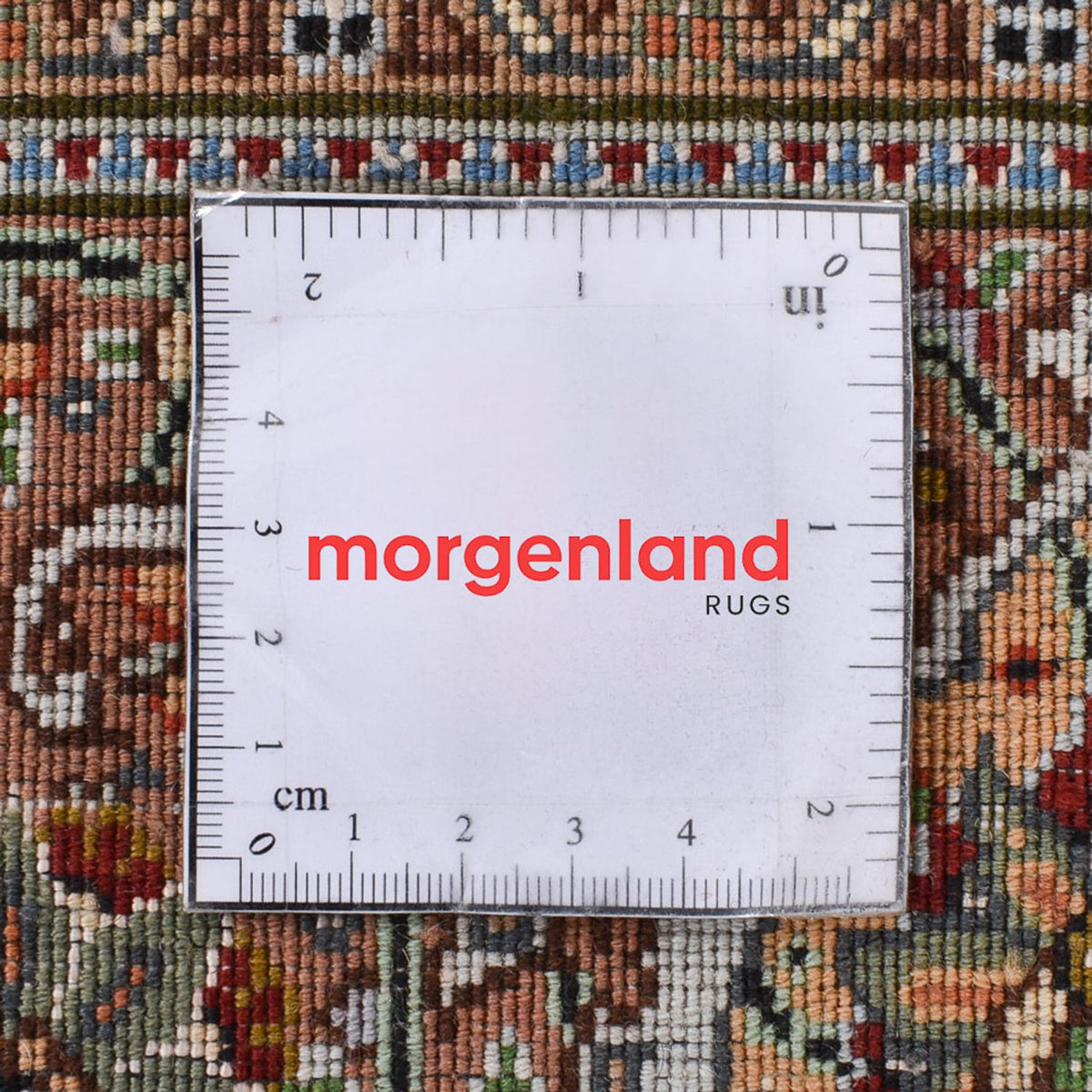 Läufer Perser - Täbriz - Royal - 407 x 201 cm - hellbraun