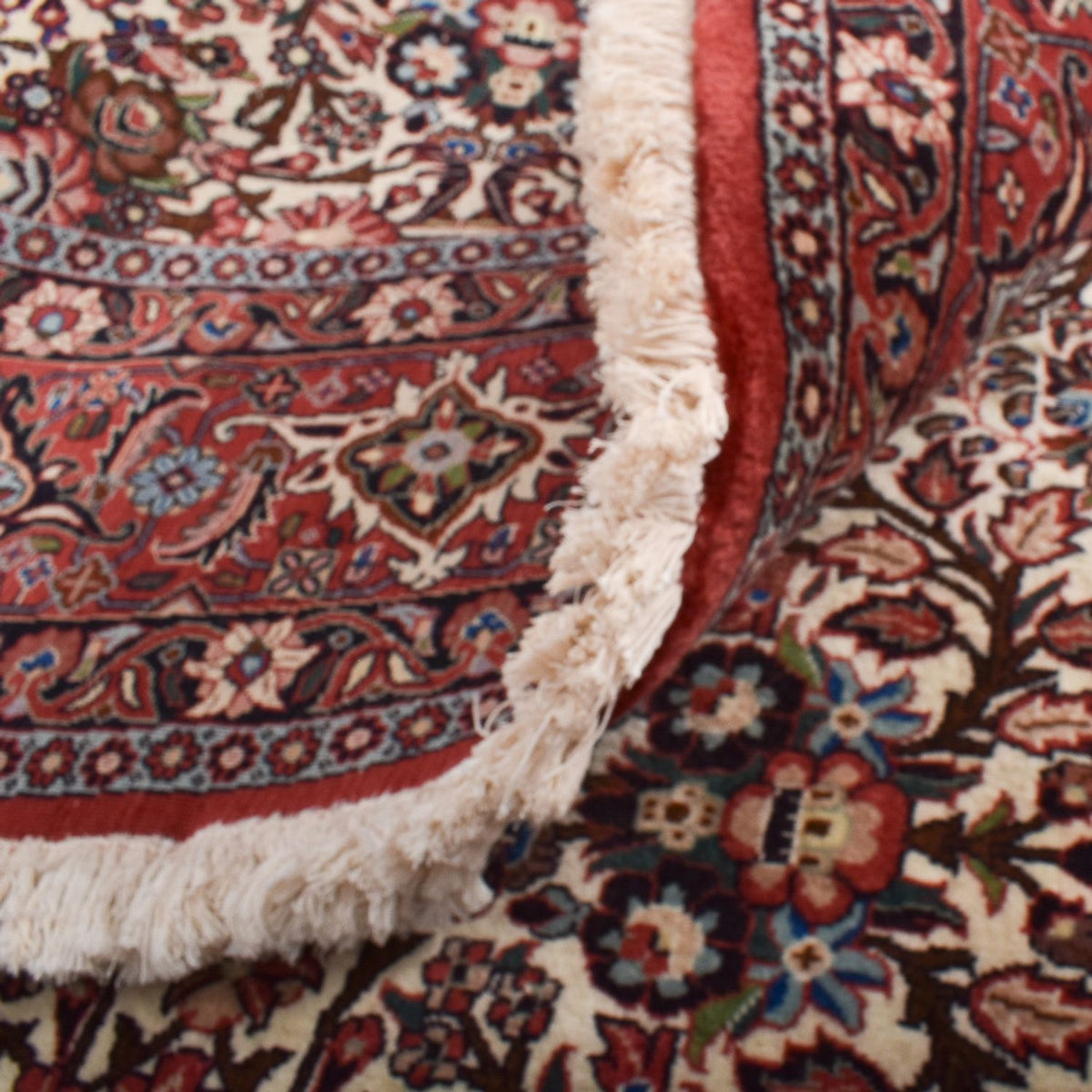 Perserteppich - Bidjar rund  - 250 x 250 cm - hellrot