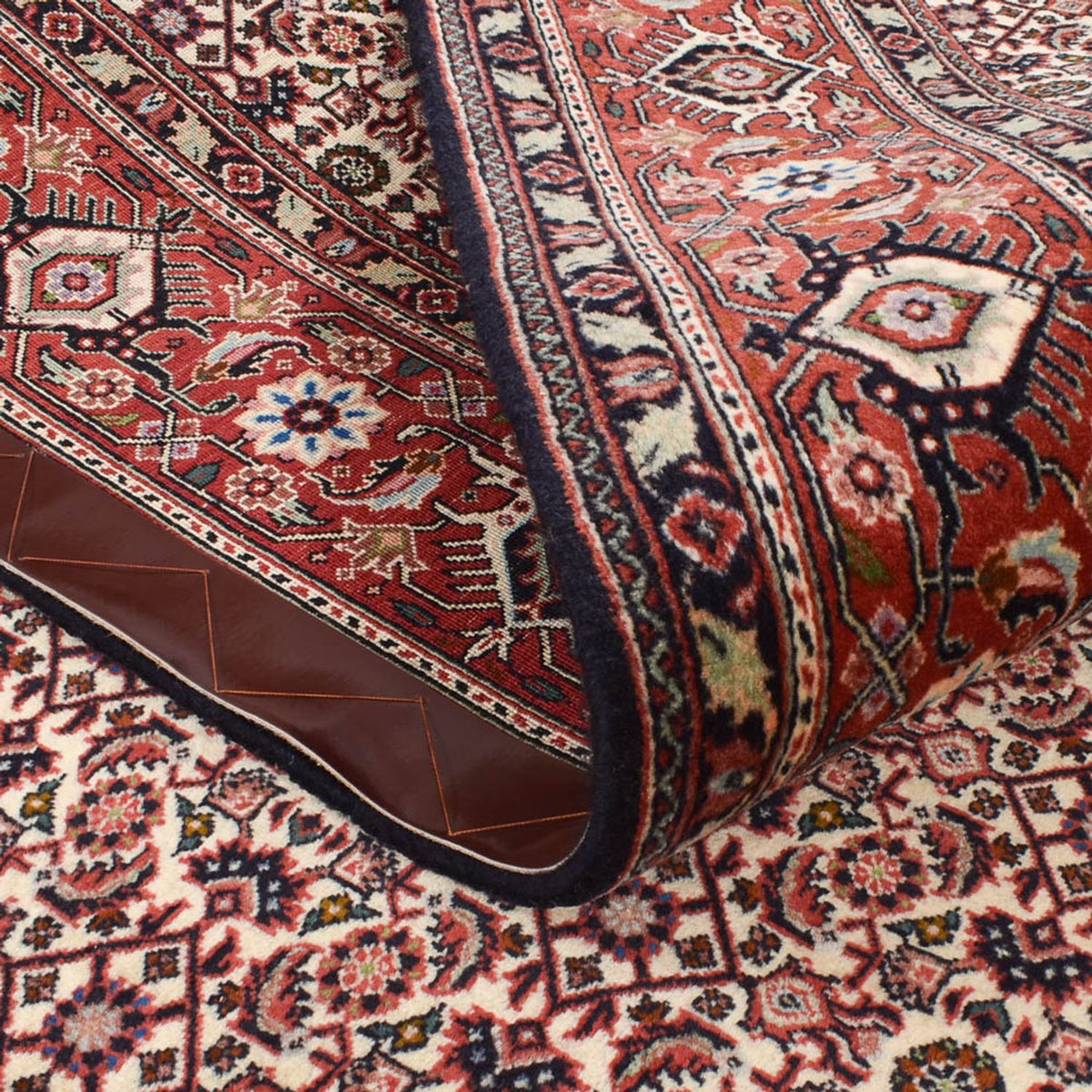Läufer Perser - Bidjar - 402 x 153 cm - rost