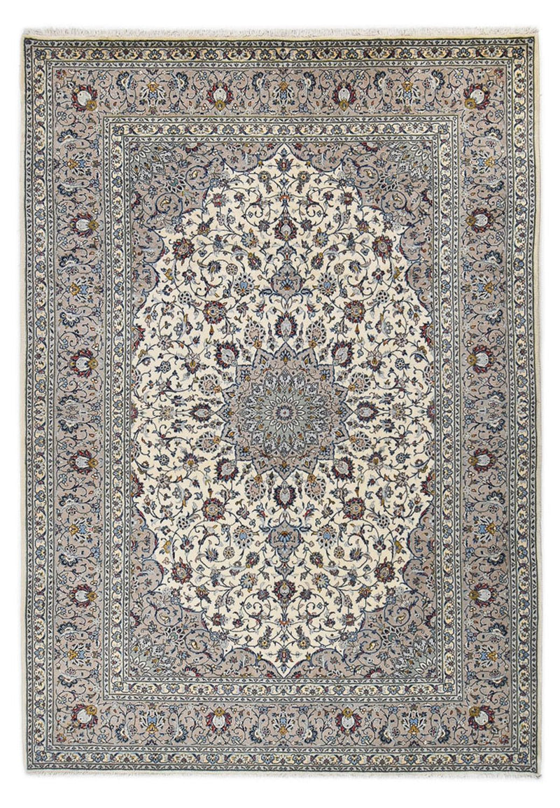 Perserteppich - Keshan - Royal - 352 x 250 cm - grau