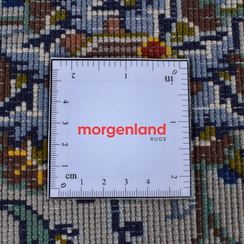 Perserteppich - Keshan - Royal - 347 x 248 cm - grau