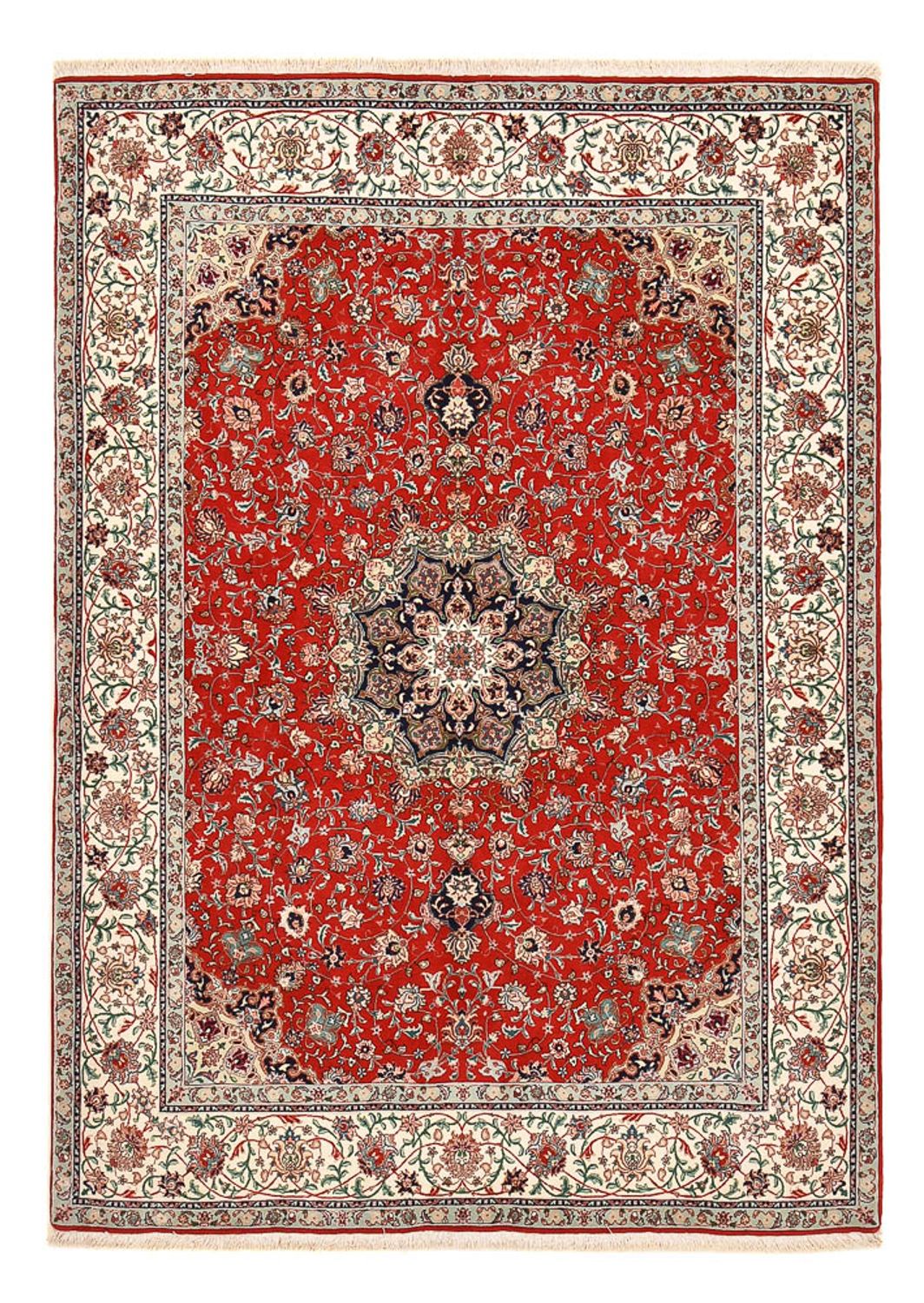 Perserteppich - Täbriz - Premium - 213 x 150 cm - rot