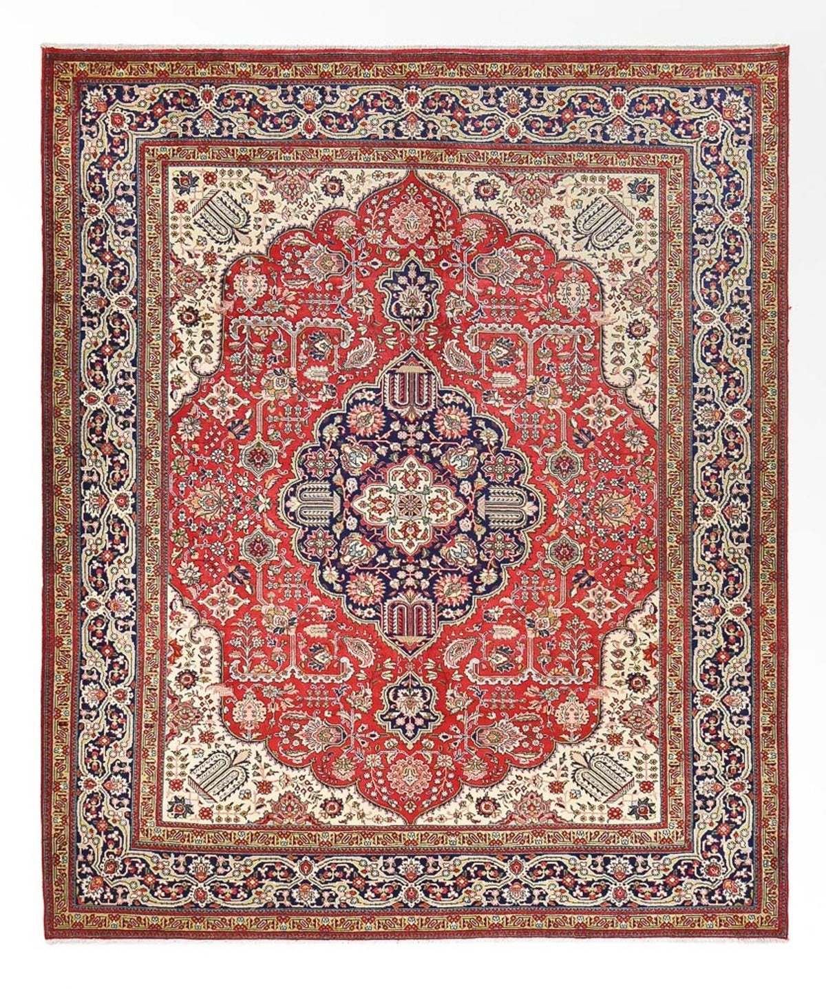 Perserteppich - Täbriz - Royal - 376 x 305 cm - rot