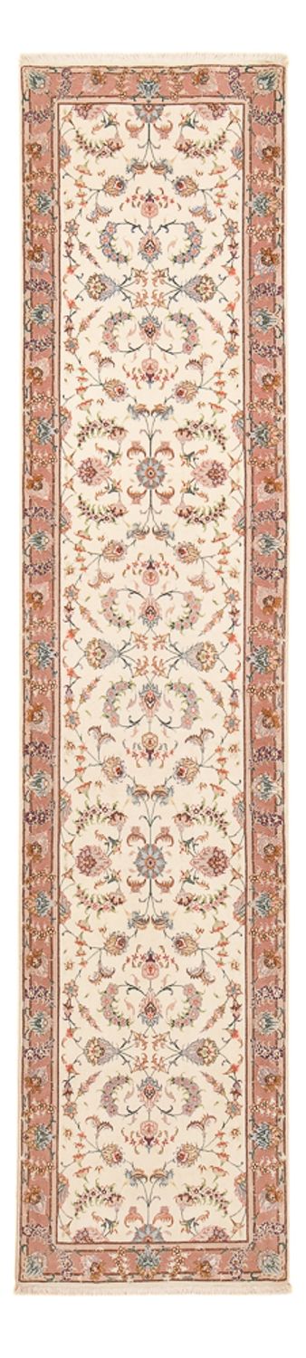 Läufer Perser - Täbriz - Premium - 347 x 77 cm - beige