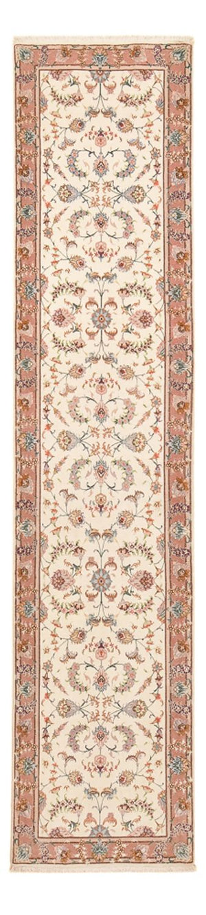Läufer Perser - Täbriz - Premium - 347 x 77 cm - beige