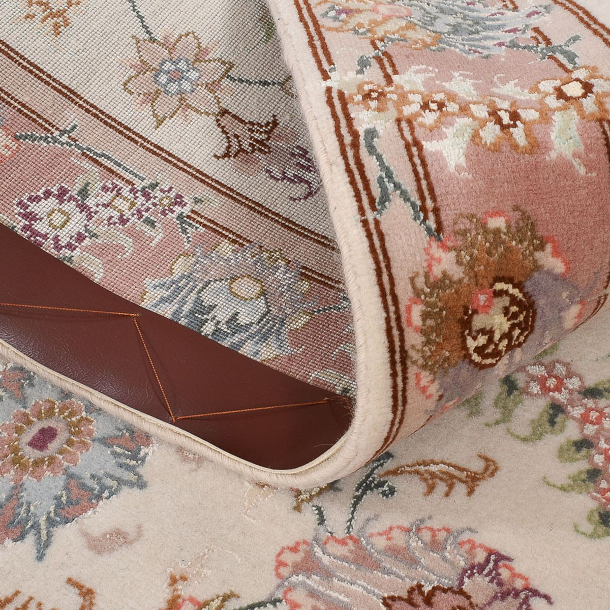 Läufer Perser - Täbriz - Premium - 347 x 77 cm - beige