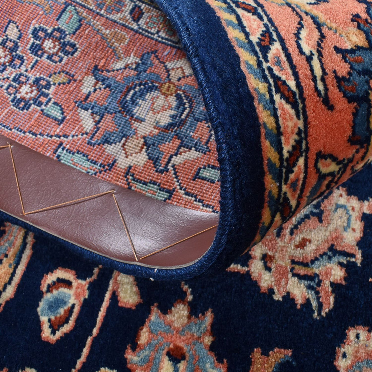 Perserteppich - Classic - 170 x 136 cm - dunkelblau