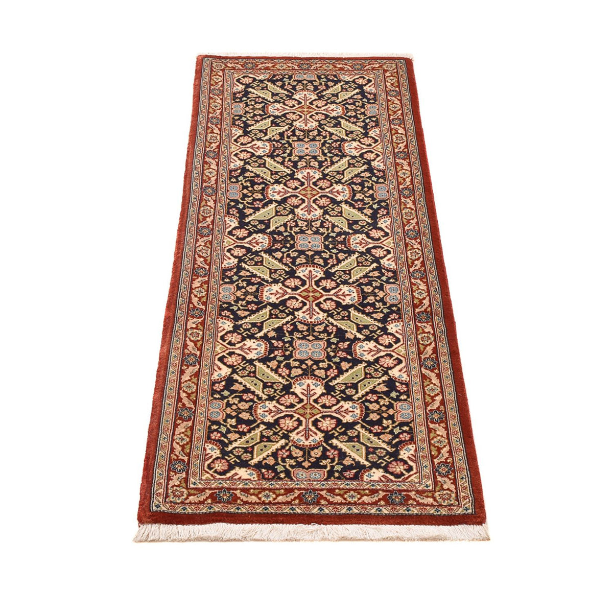 Läufer Perser - Ghom - Royal - 150 x 54 cm - dunkelbeige