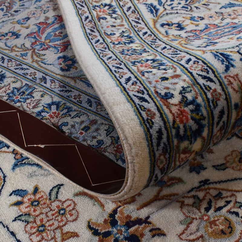 Perserteppich - Keshan - Royal - 355 x 247 cm - grau