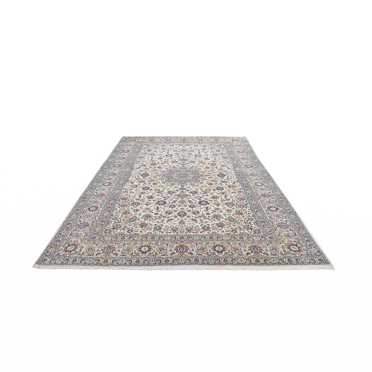 Perserteppich - Keshan - Royal - 355 x 247 cm - grau