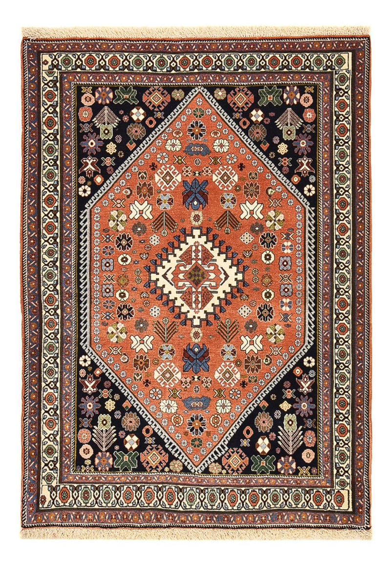 Gabbeh Teppich - Kaschkuli Perser - 158 x 110 cm - mehrfarbig