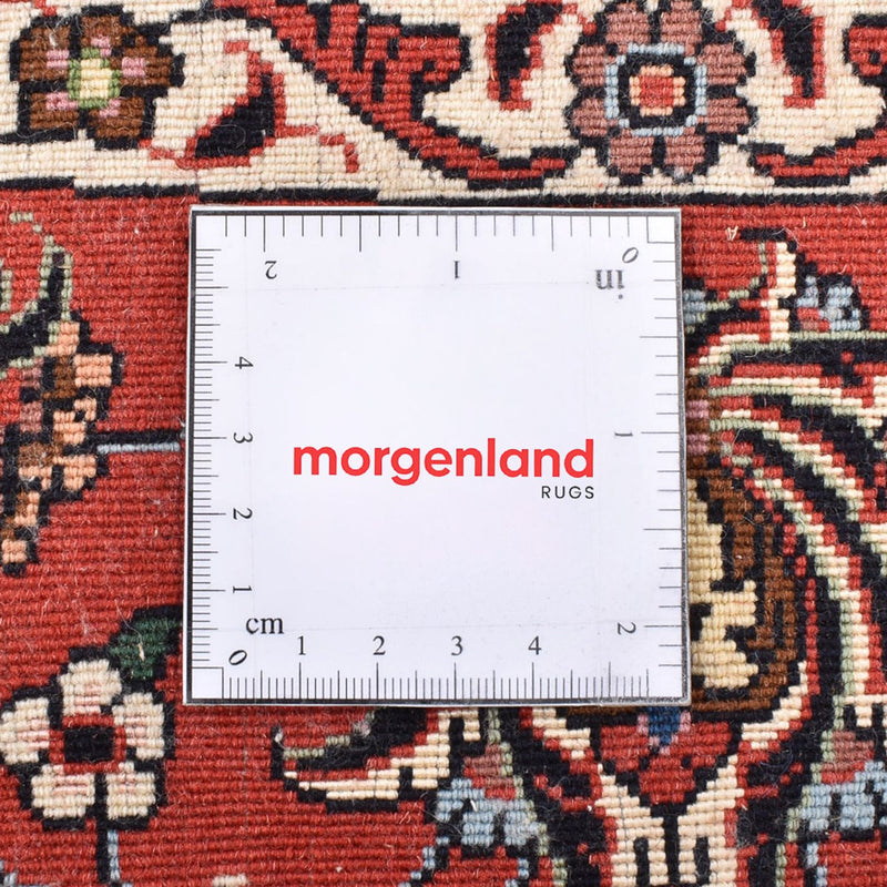 Perserteppich - Bidjar rund  - 200 x 200 cm - dunkelrot