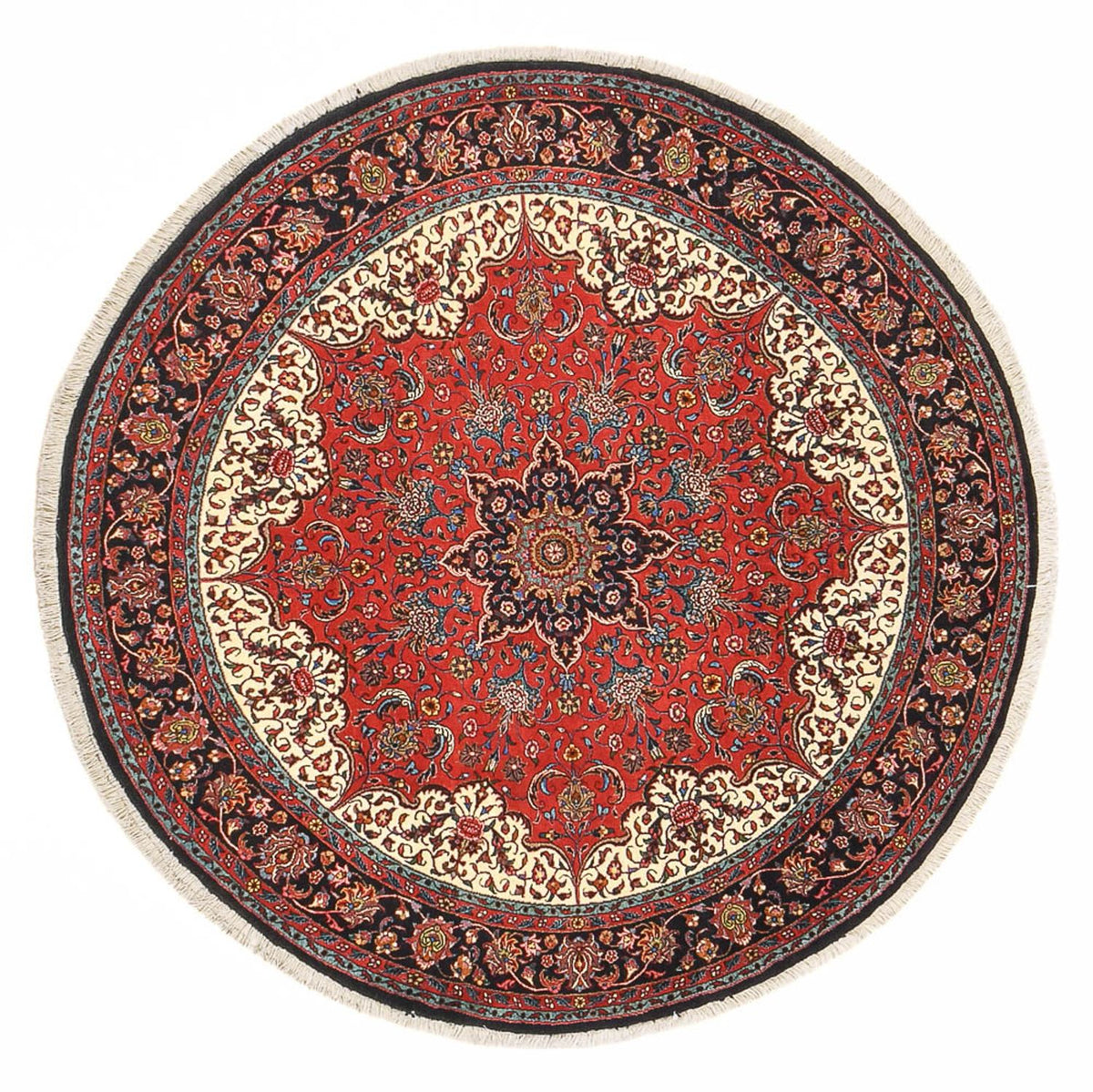 Perserteppich - Bidjar rund  - 150 x 150 cm - rot