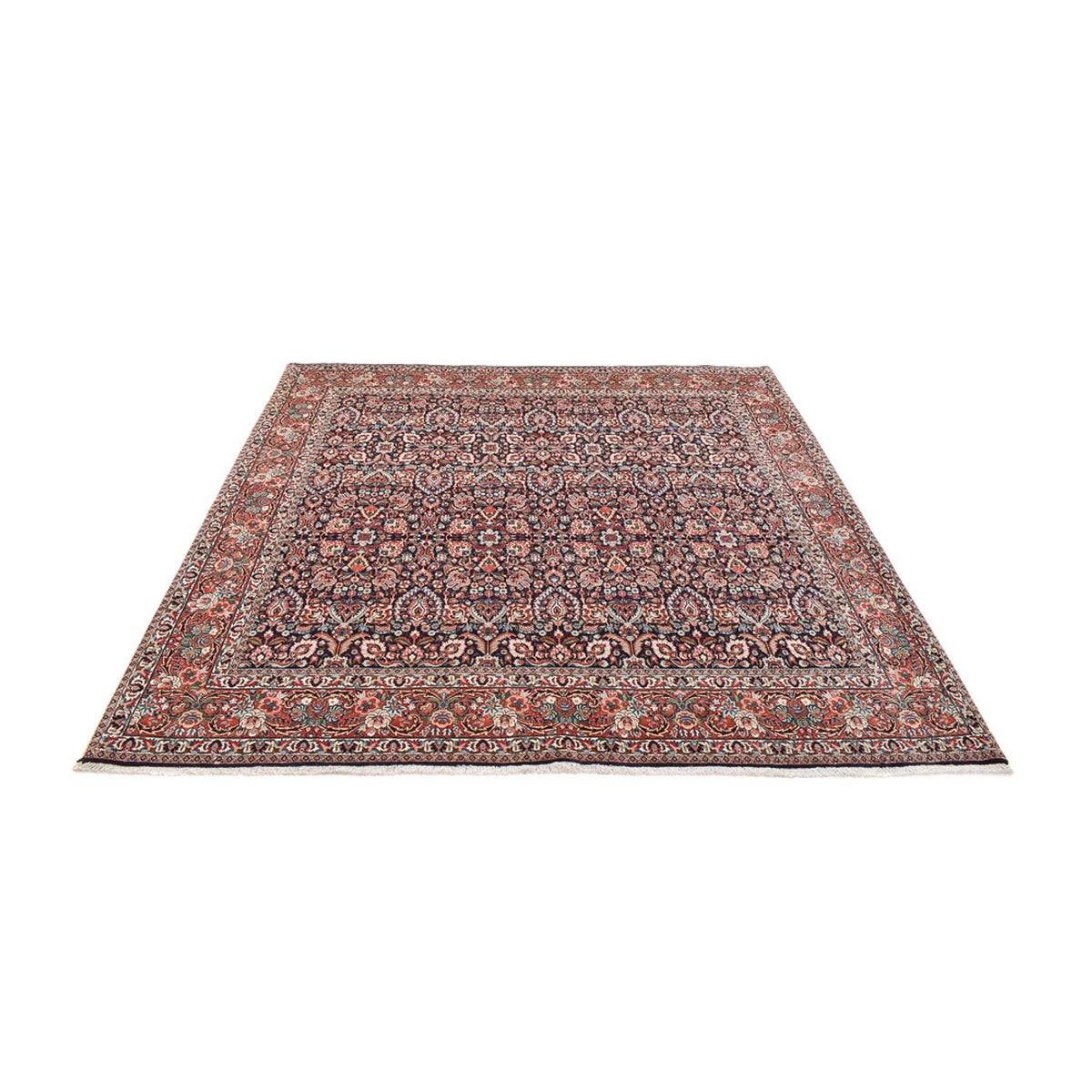 Perserteppich - Bidjar quadratisch  - 252 x 252 cm - rost