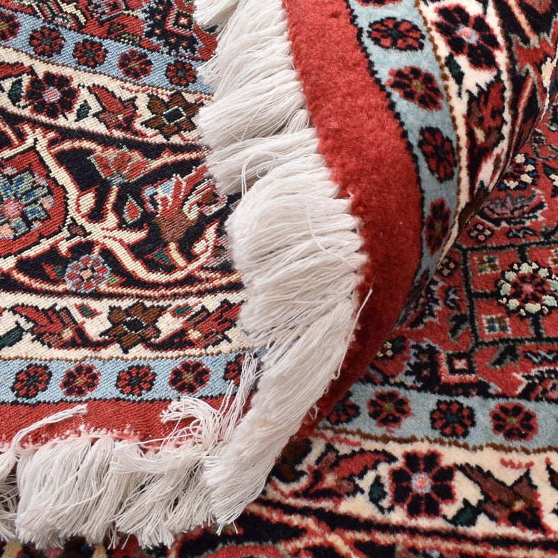 Perserteppich - Bidjar rund  - 150 x 150 cm - dunkelrot