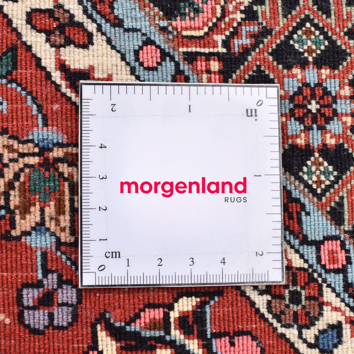 Perserteppich - Bidjar rund  - 150 x 150 cm - rost