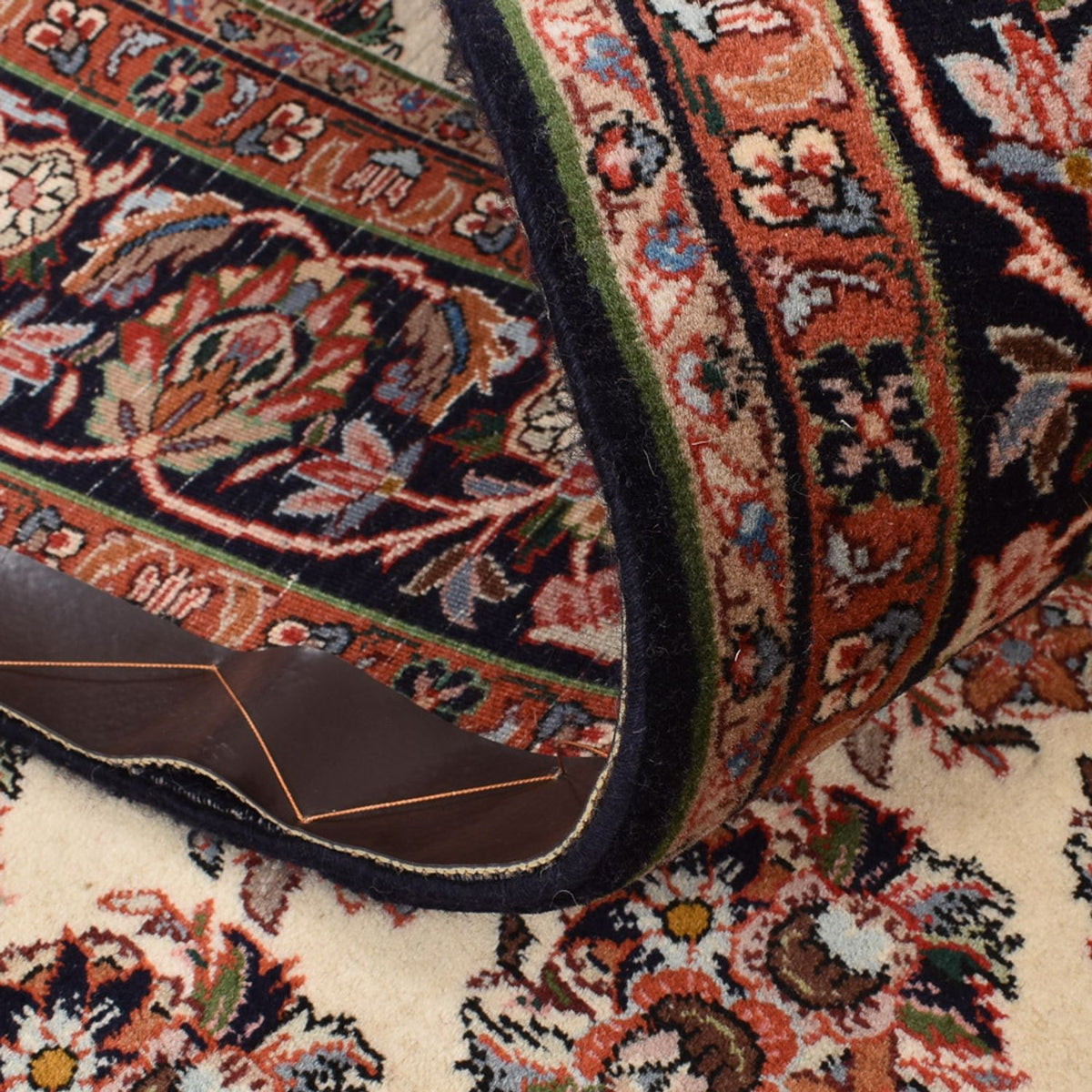 Perserteppich - Bidjar - 203 x 149 cm - dunkelbeige