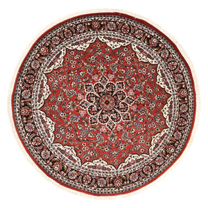 Perserteppich - Bidjar rund  - 145 x 145 cm - rot
