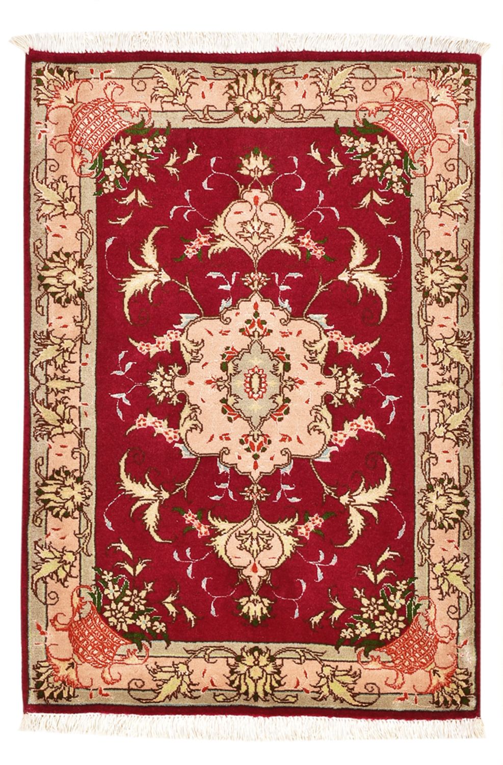 Perserteppich - Täbriz - Royal - 90 x 60 cm - rot