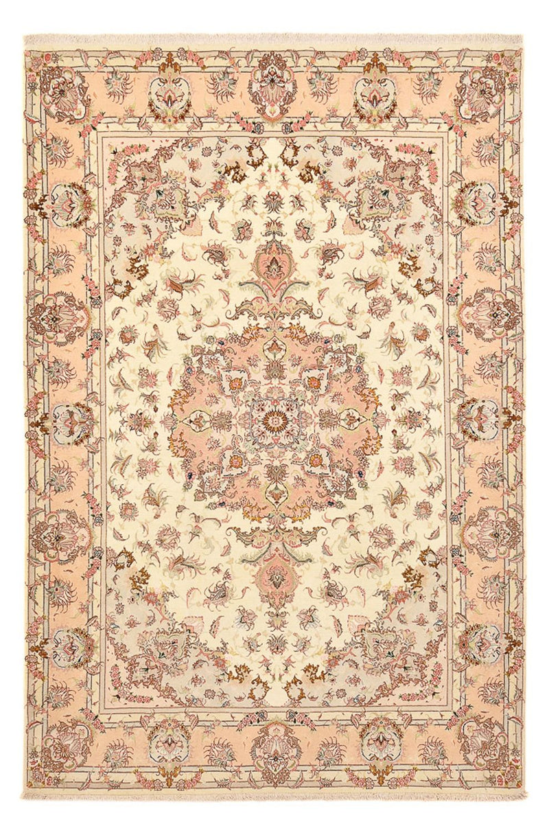 Perserteppich - Täbriz - Royal - 312 x 202 cm - dunkelbeige