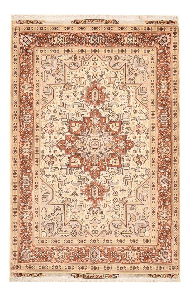 Perserteppich - Täbriz - Royal - 153 x 100 cm - hellbeige
