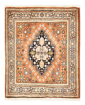 Gabbeh Teppich - Kaschkuli Perser - 61 x 54 cm - hellrot