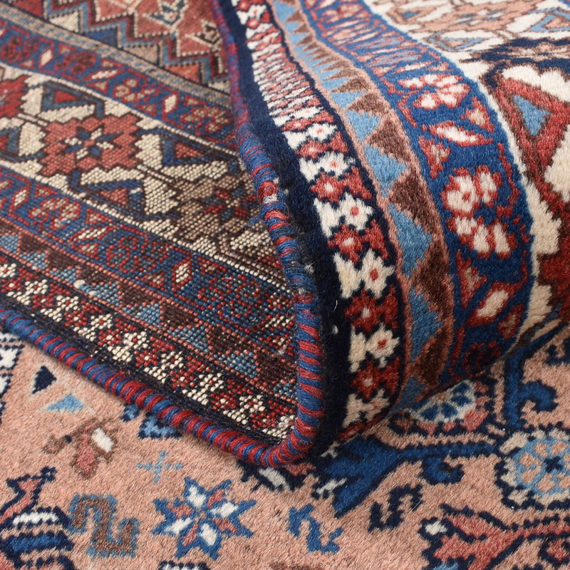 Perserteppich - Nomadic quadratisch  - 203 x 193 cm - hellrot