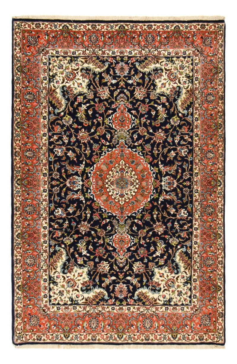 Perserteppich - Ghom - Royal - 205 x 137 cm - dunkelblau