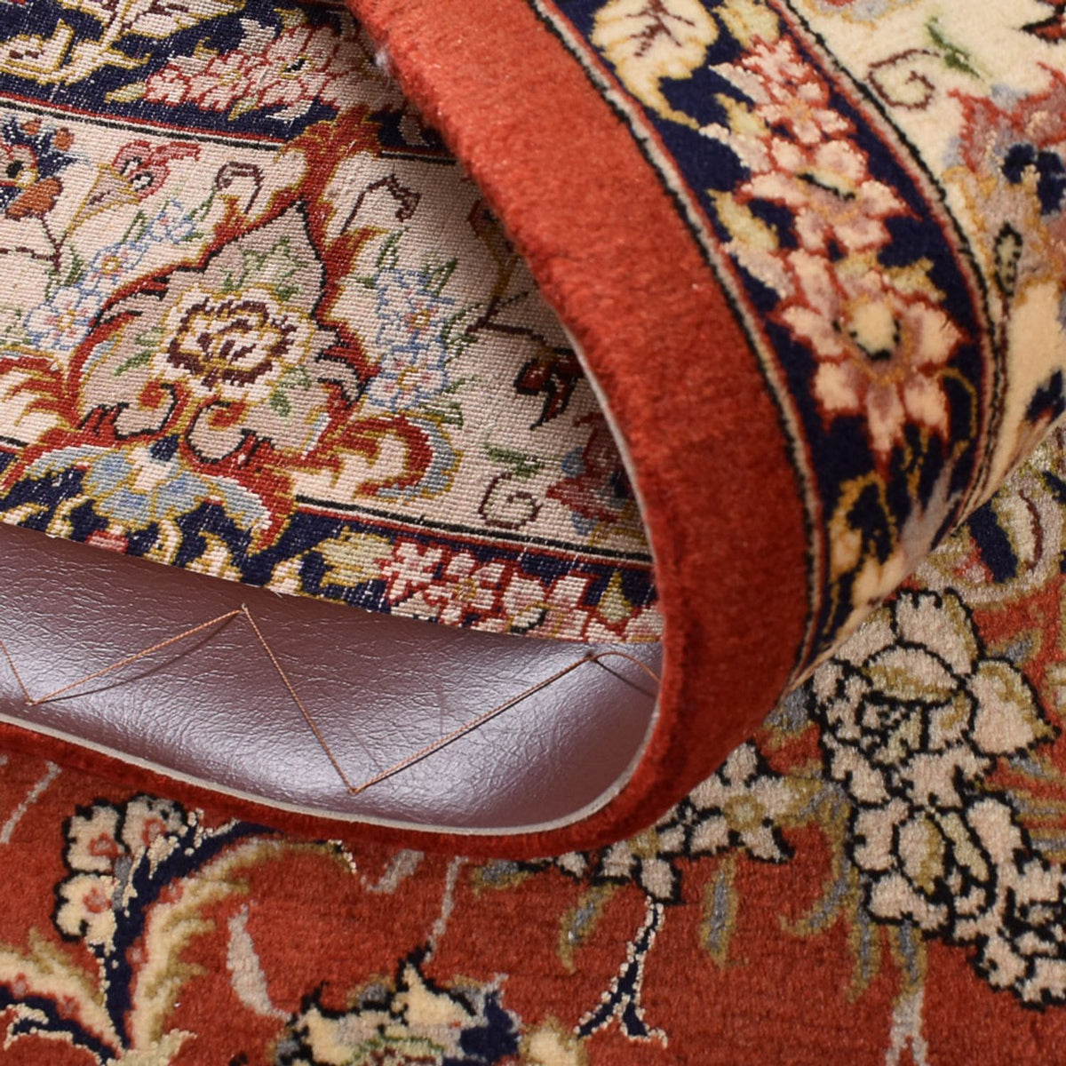 Perserteppich - Ghom - Royal - 205 x 138 cm - rot