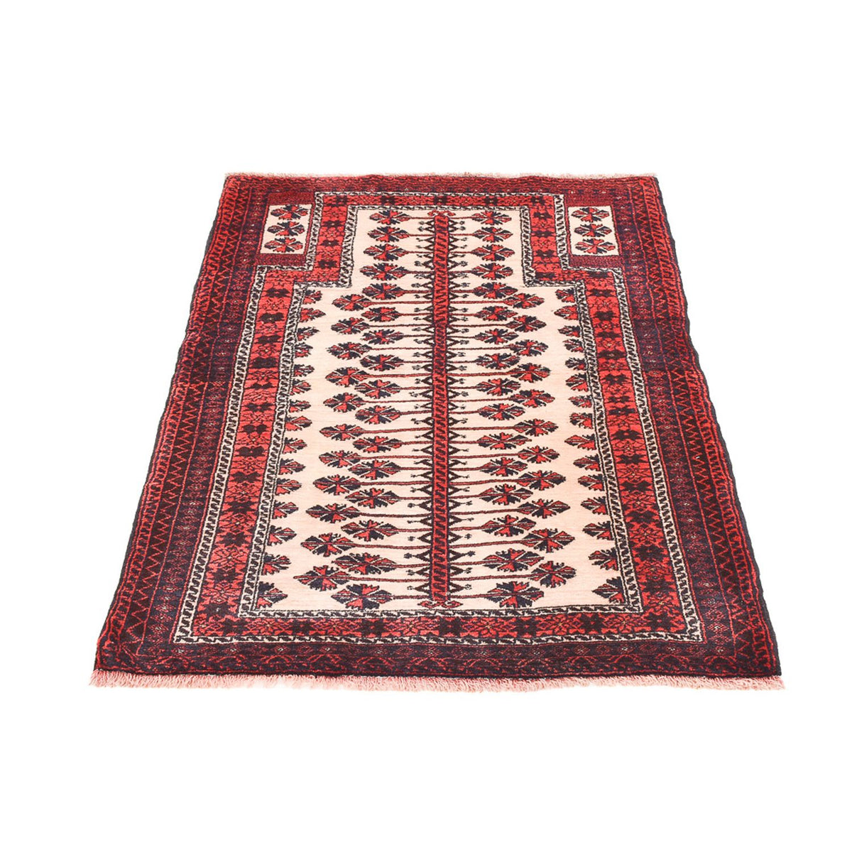 Belutsch Teppich - 133 x 97 cm - mehrfarbig
