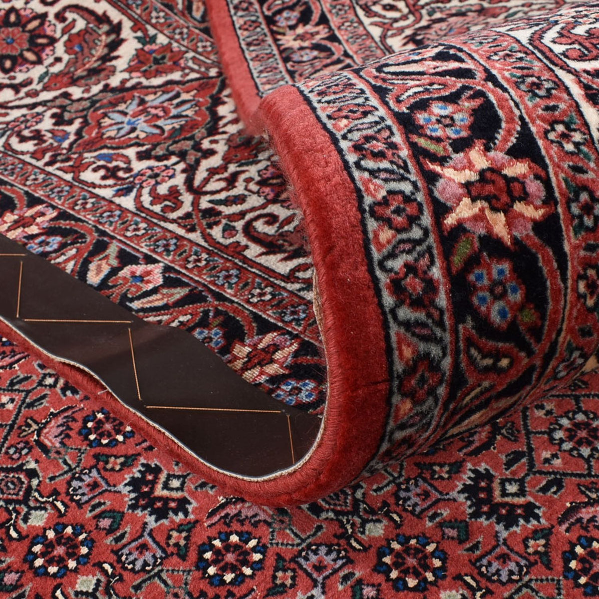 Perserteppich - Bidjar - 392 x 300 cm - bordeauxrot