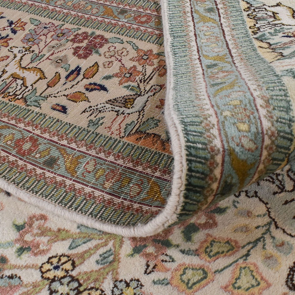 Perserteppich - Classic sonderform  - 365 x 302 cm - hellgrün