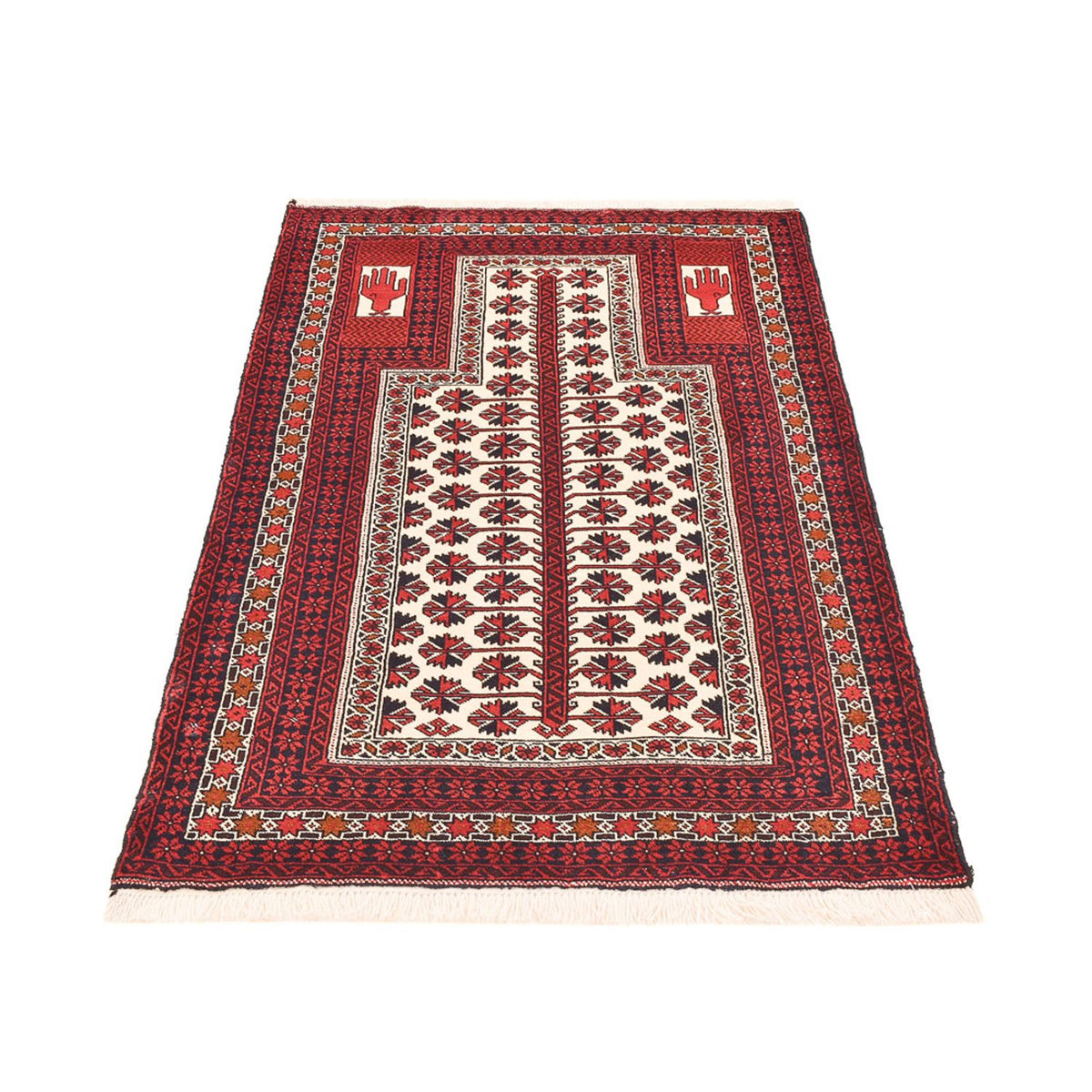 Belutsch Teppich - 143 x 99 cm - mehrfarbig