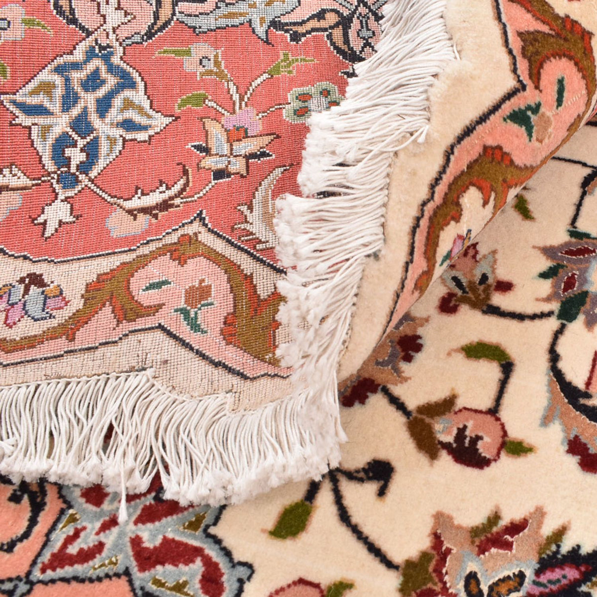 Perserteppich - Täbriz - Royal rund  - 200 x 200 cm - mehrfarbig