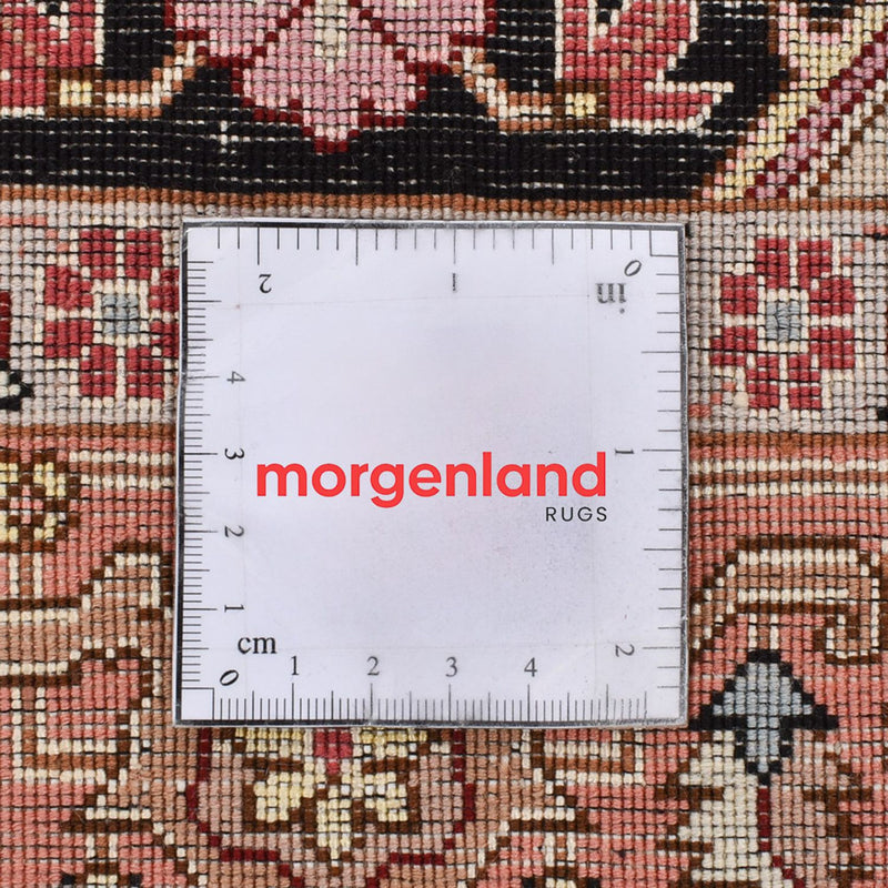 Läufer Perser - Täbriz - Royal - 352 x 90 cm - hellrot