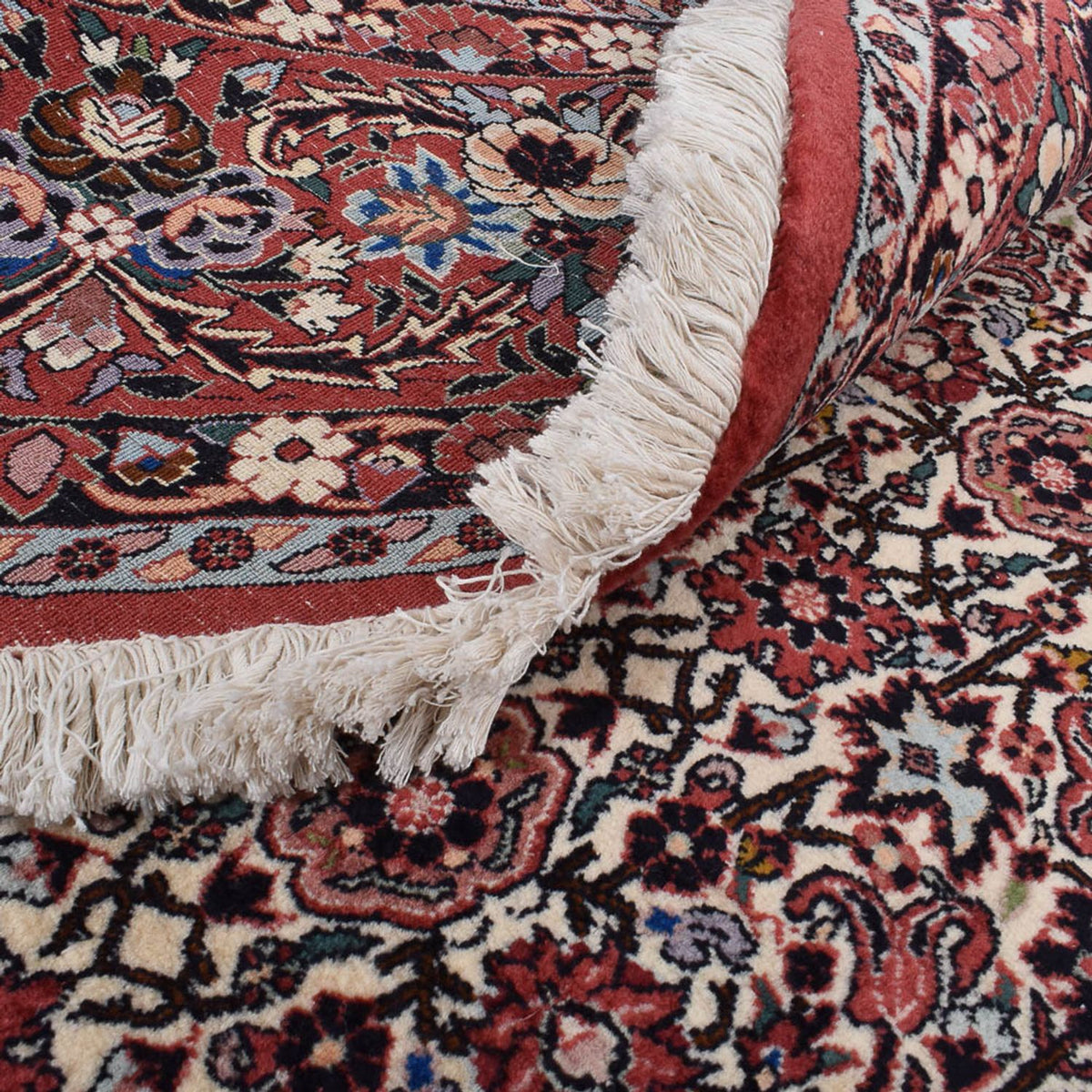Perserteppich - Bidjar rund - 305 x 305 cm - hellrot