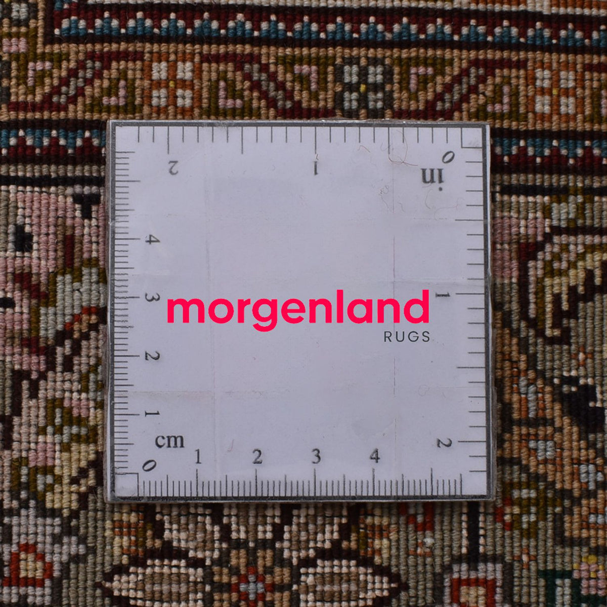 Perserteppich - Täbriz - Royal - 250 x 202 cm - dunkelbraun