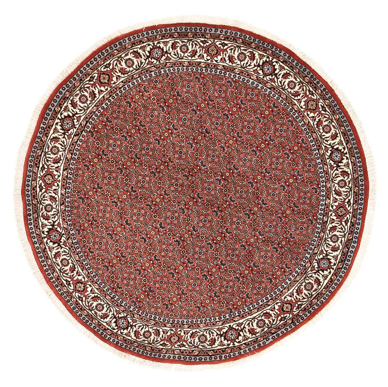 Perserteppich - Bidjar rund  - 155 x 155 cm - hellrot