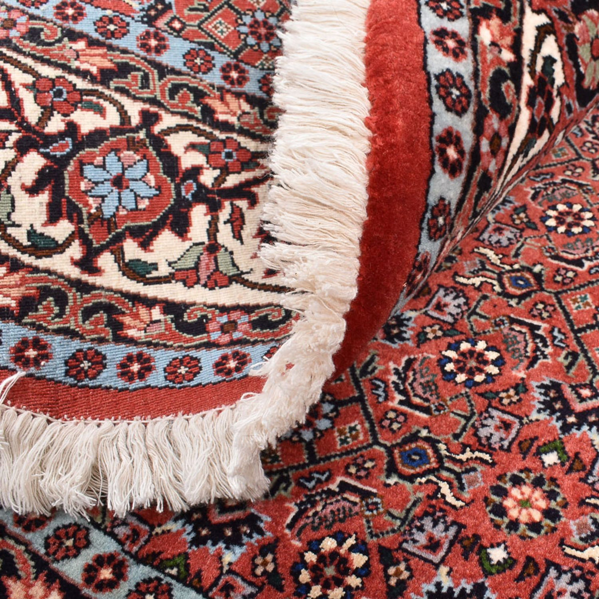 Perserteppich - Bidjar rund  - 155 x 155 cm - hellrot