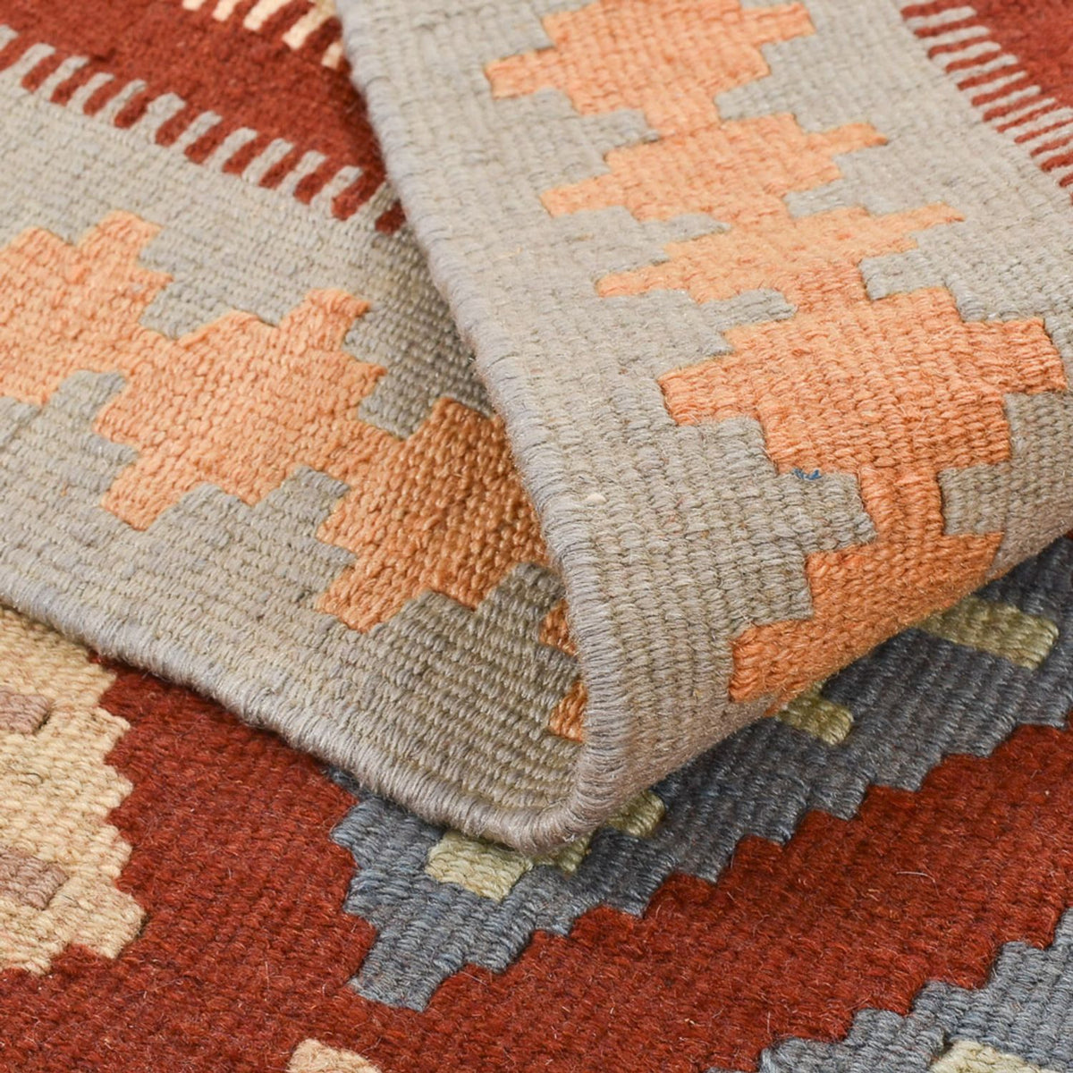 Kelim Teppich - Oriental - 140 x 100 cm - mehrfarbig