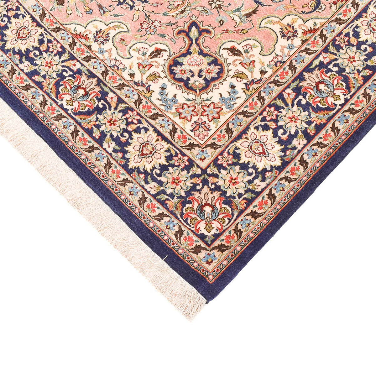 Perserteppich - Ghom - Royal - 216 x 135 cm - hellrot