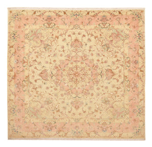 Perserteppich - Täbriz - Royal quadratisch  - 248 x 242 cm - hellbeige